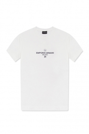 Emporio Armani Logo T-shirt | Men's Clothing | IetpShops